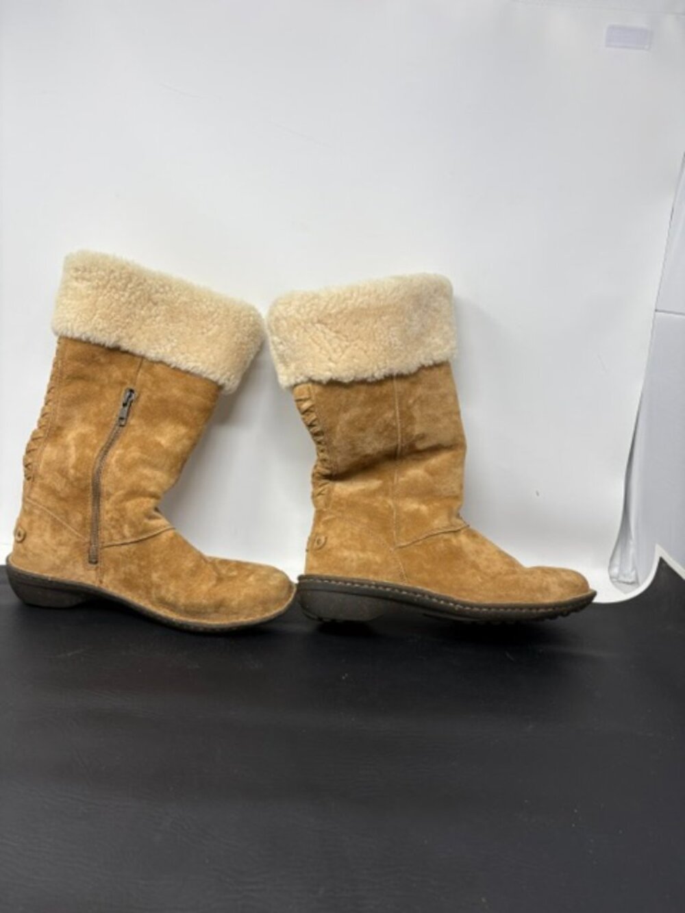 UGG Karyn Suede Sheepskin Boots 1005449 Womens US 8